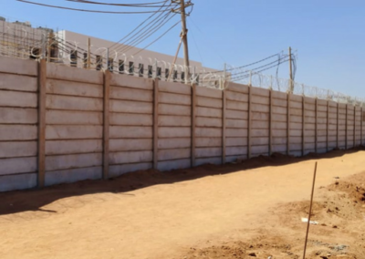Factory Exterior Fence Work